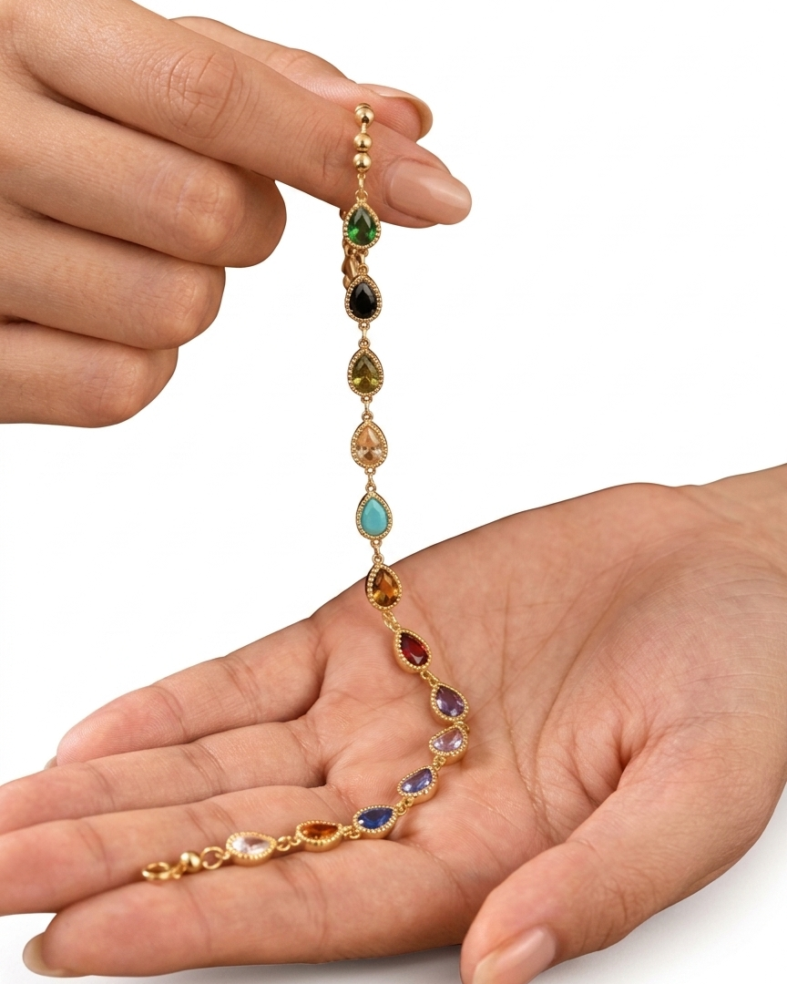 Aurora Prism Tear Anti-Tarnish Bracelet