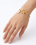 Aurelia Blossom Pearl Anti-Tarnish Bracelet