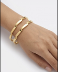 EdgeLink Dual Anti-Tarnish Bangles