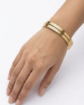 Regal Weave Crystal Anti-Tarnish Bangles