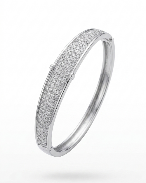 Celestia Crystal Anti-Tarnish Bangle
