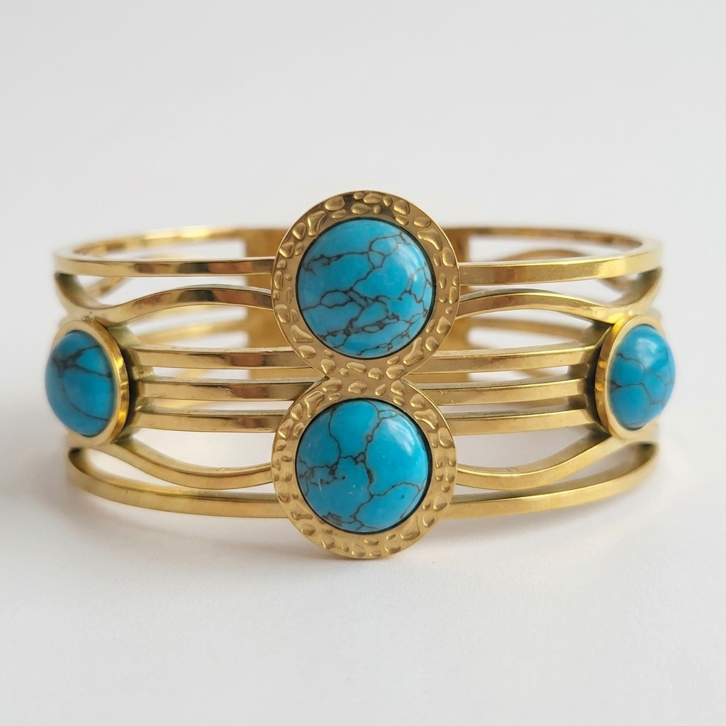 Turquoise Royale Anti-Tarnish Bangle