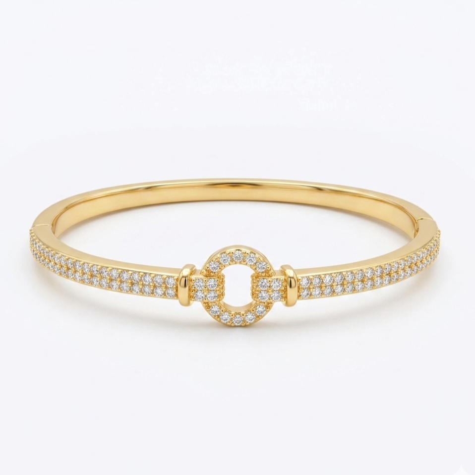 Infinity Glow Crystal Anti-Tarnish Bracelet