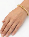 Auric Coil Crystal Anti-Tarnish Bangle