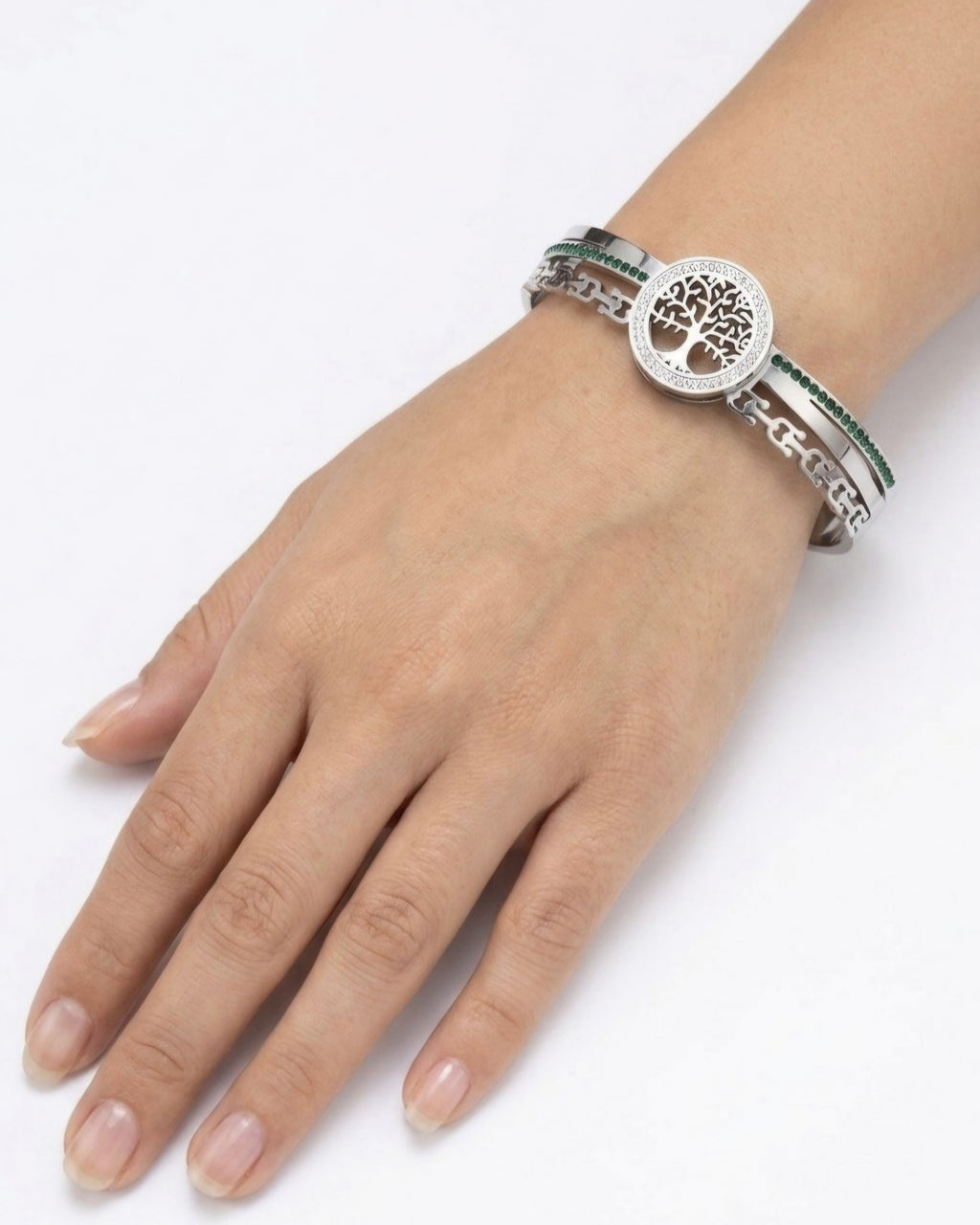 Tree of Life Anti-Tarnish Bangle