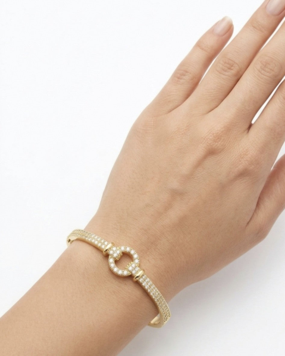 Infinity Glow Crystal Anti-Tarnish Bracelet