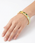 Vespera Mosaic Enamel Anti-Tarnish Bangle