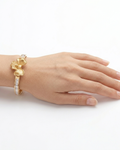 Aurelia Ribbon Baguette Anti-Tarnish Bangle