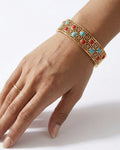 Celeste Anti-Tarnish Open Clasp Bangle
